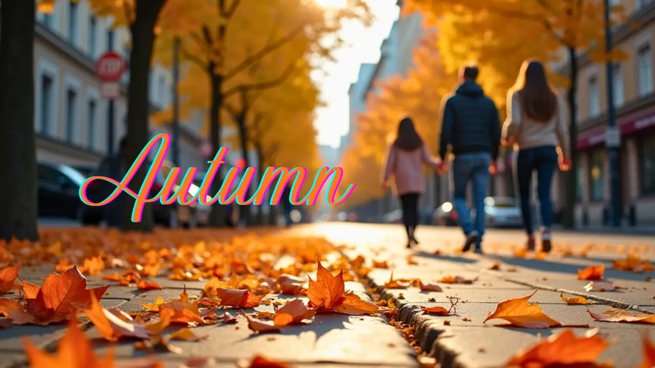 The arrival of autumn