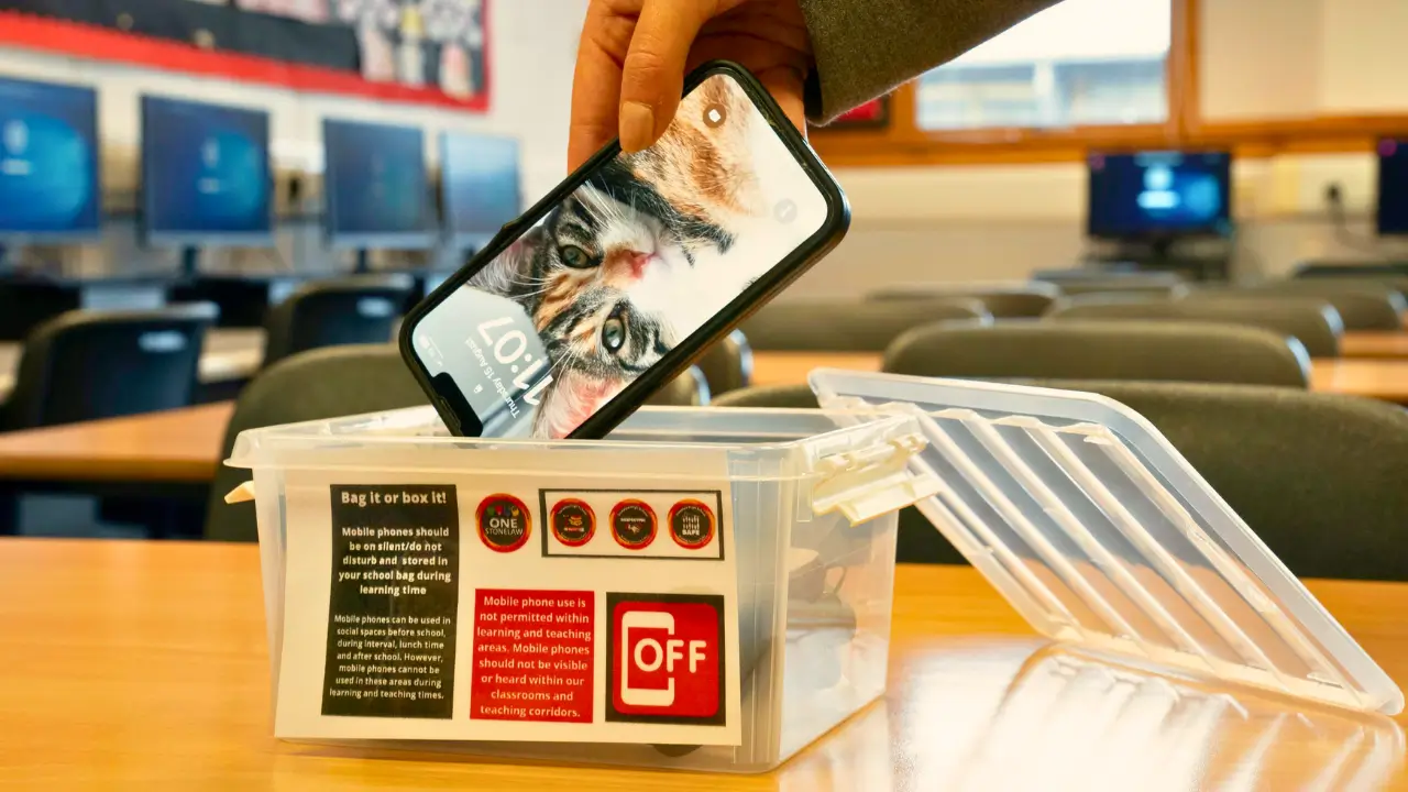 ban on phones in schools