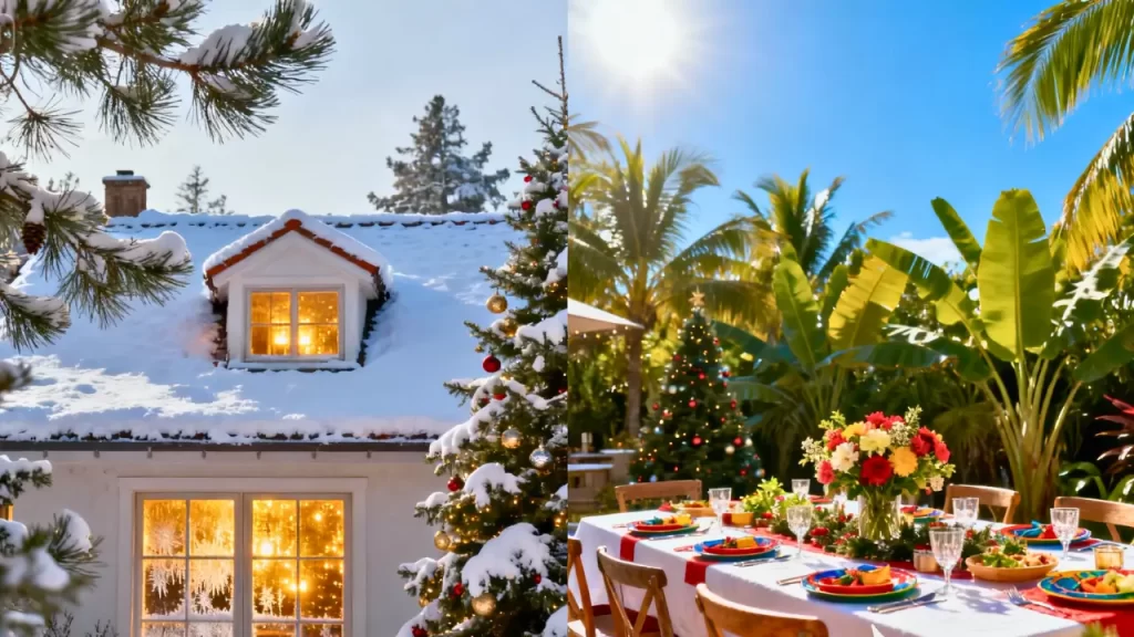 Christmas in the Northern vs Southern Hemisphere