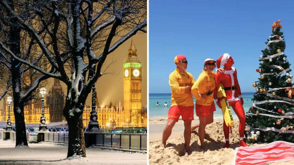 Christmas in the Northern vs Southern Hemisphere