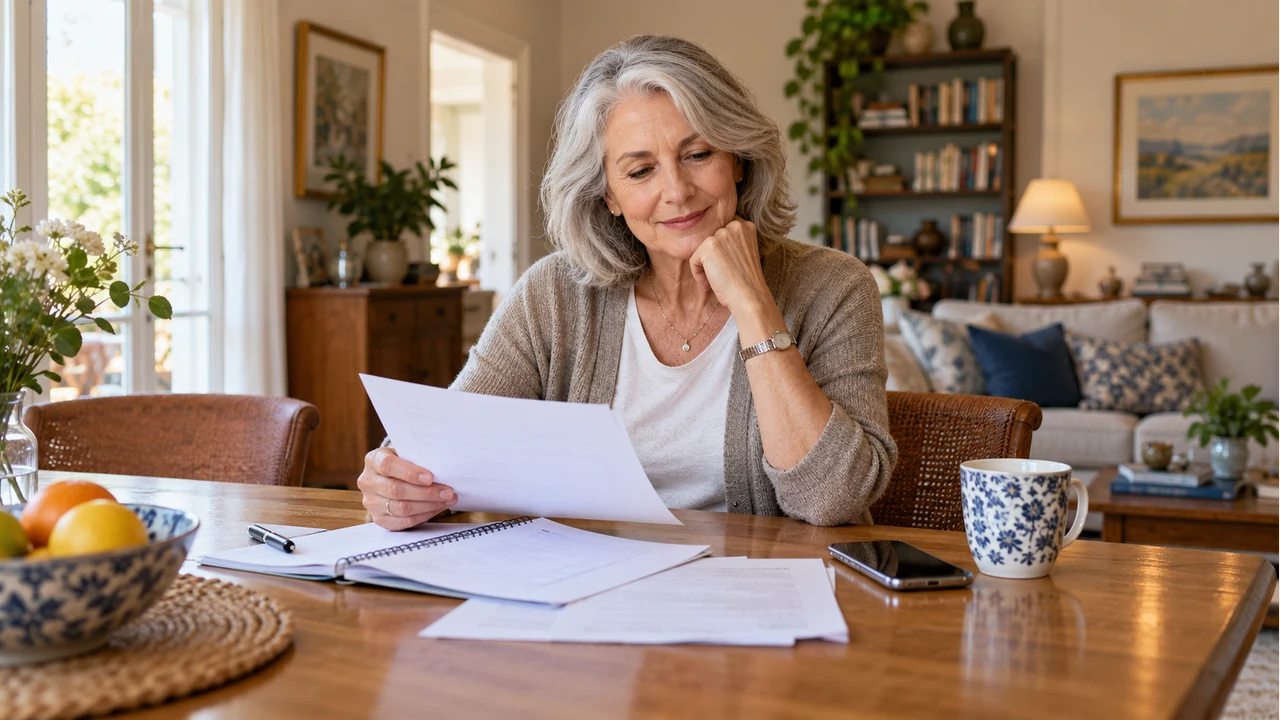 Woman planning everyday support while living alone after 50